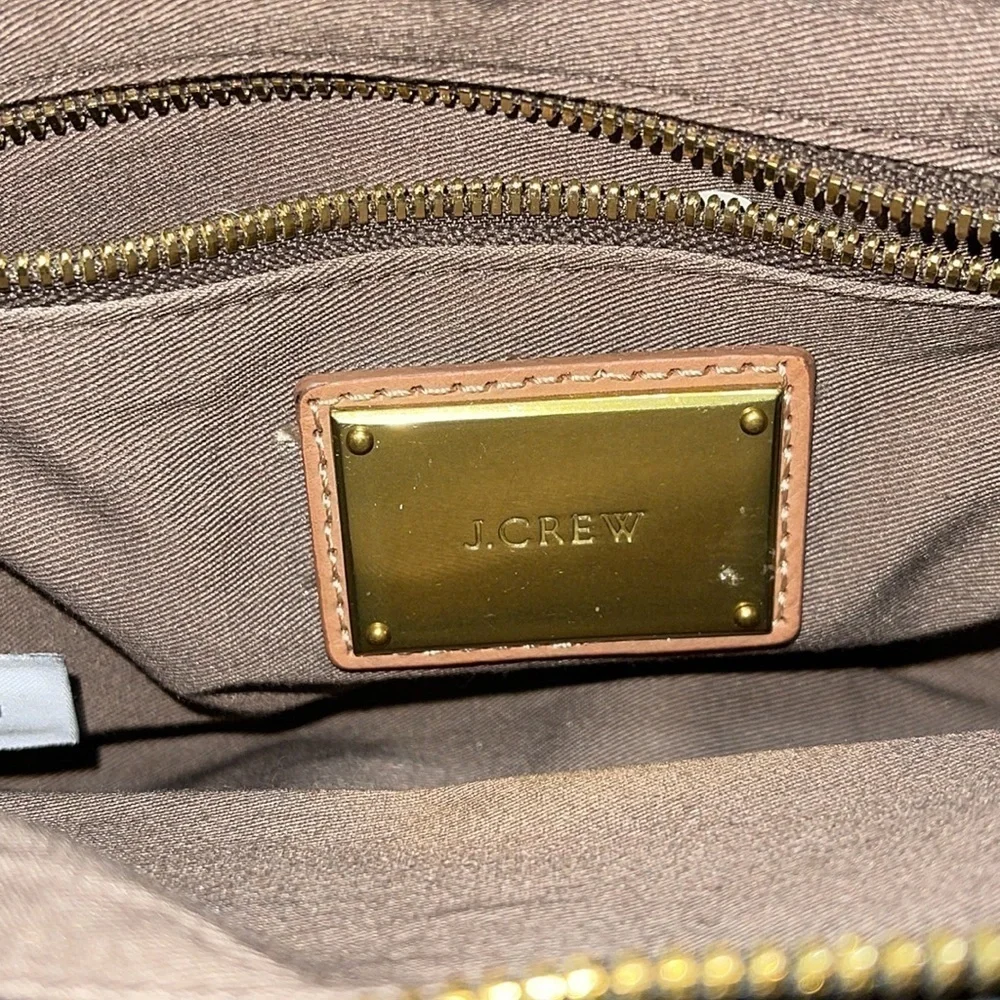 NWOT J. Crew Bienniel Medium Satchel Calf Hair Leopard